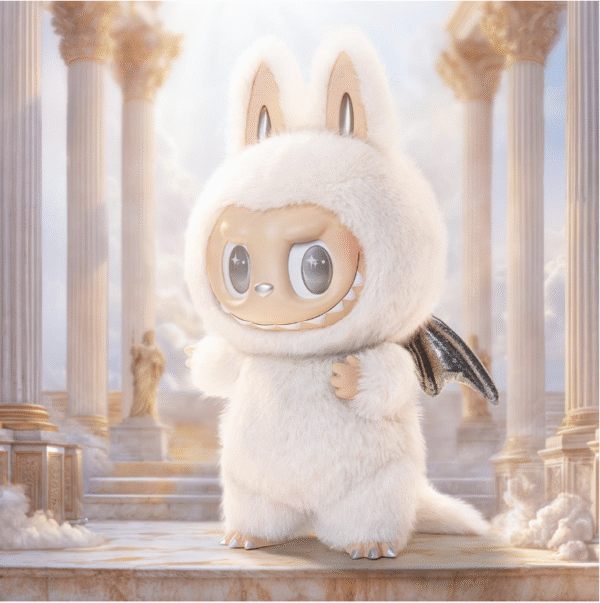 Pop Mart The Monsters Labubu Zimomo Angel in Clouds (Figurka 59cm) - obrazek 5