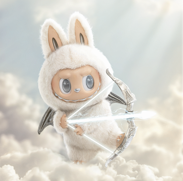 Pop Mart The Monsters Labubu Zimomo Angel in Clouds (Figurka 59cm) - obrazek 2