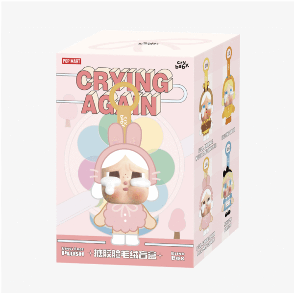 Pop Mart CryBaby Crying Again Series Vinyl Face Plush Single Blind Box